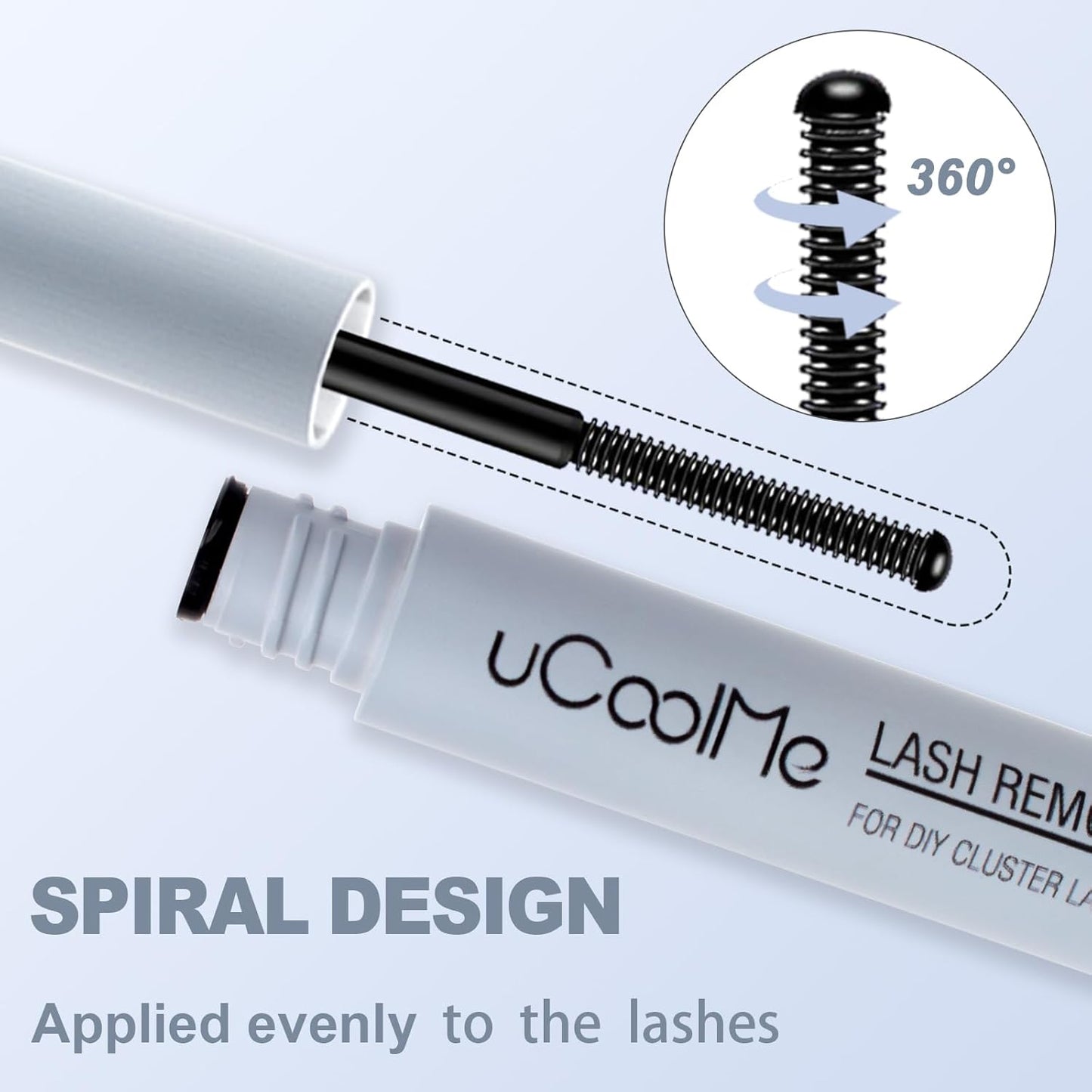 Lash Glue Remover 5ML uCoolMe for Lash Clusters Lash Bond Remover - Gentle Formula Eyelash Glue Remover for Sensitive Eyes