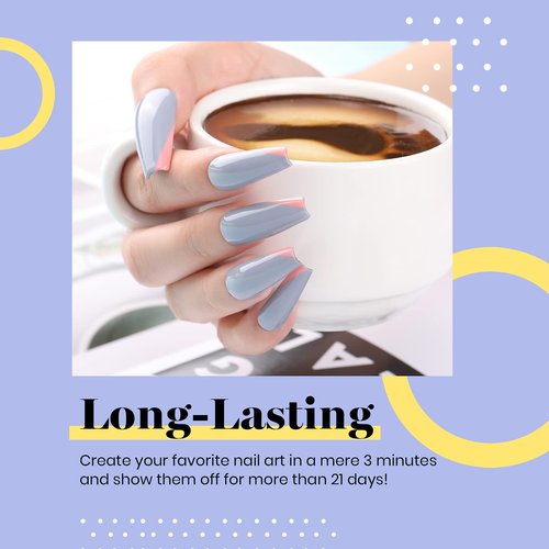 Beetles Grey Gel Nail Polish, 15ml Spring Grey Blue Gel Polish Soak Off UV LED Nail Lamp Nail Art Manicure Salon DIY Home 0.5Oz Nail Polish for Women