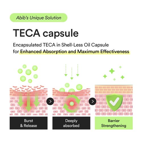 Abib Heartleaf TECA Capsule Serum - Soothing Hydration with Centella Asiatica & Niacinamide | 1.69 fl. oz.