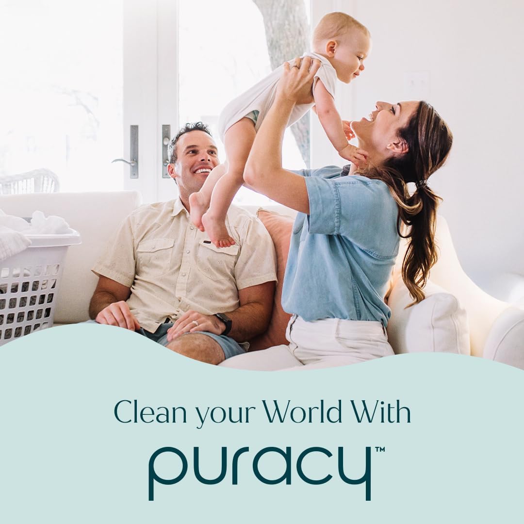 Puracy All Purpose Cleaner Spray - Plant-Powered Multi-Surface Solution | Green Tea & Lime, 16 fl oz