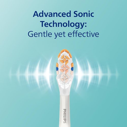 Philips Sonicare DiamondClean Electric Toothbrush Set - 2 Sonic Brushes with Travel Cases & A3 Heads | Black & Rose Gold