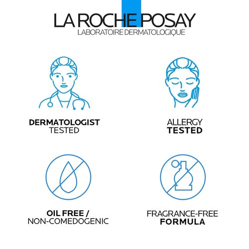 La Roche-Posay Toleriane Purifying Foaming Facial Cleanser - Oil-Free Face Wash with Niacinamide & Ceramides for Sensitive Skin