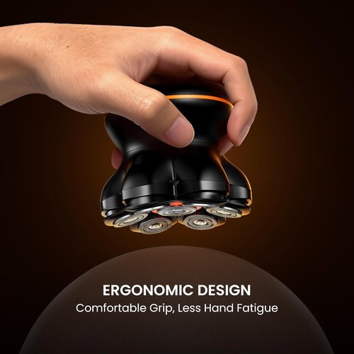 MAXGROOM® Head Shaver - Waterproof Electric Razor with 7D Floating Heads & Long Battery Life | Smooth Wet/Dry Shave