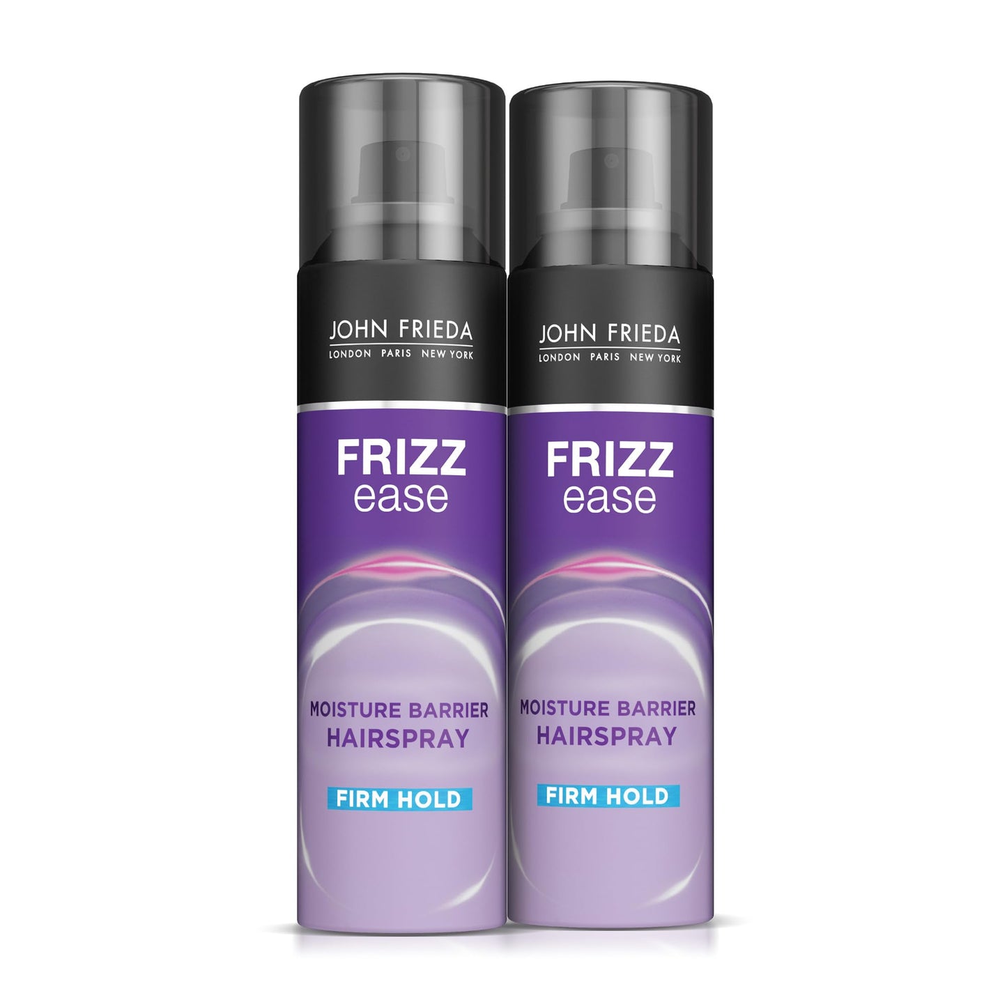 John Frieda Anti Frizz, Frizz Ease Firm Hold Hairspray, Anti-Humidity Spray for Hair, for 24-hour Hold, 12 Oz, Pack of 2