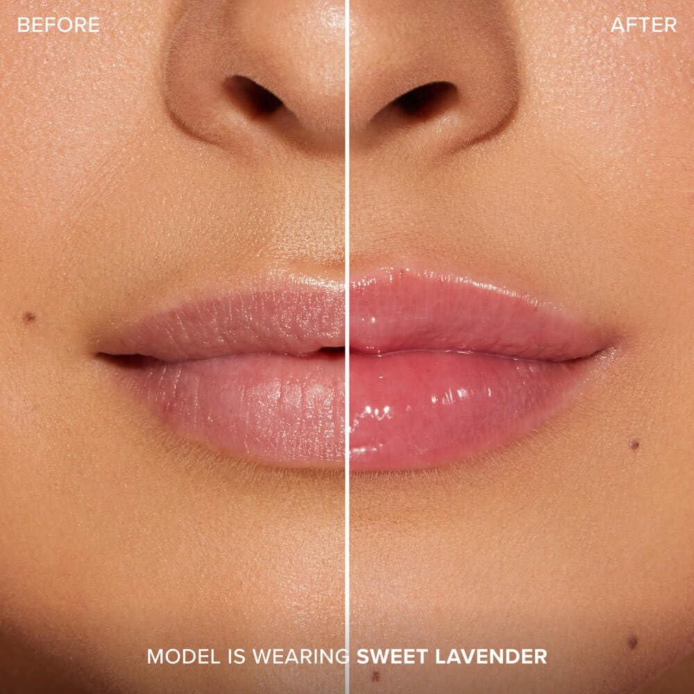 Too Faced Lip Injection Extreme Plumping Clicks | Glossy Lip Plumper, Hydrating + Dewy with Sheer Coverage, Sweet Lavender, 0.05 oz.