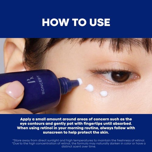 Retinol Eye Cream - Anti-Aging Formula for Dark Circles & Fine Lines with Bakuchiol & Hyaluronic Acid | 0.84 fl. Oz.