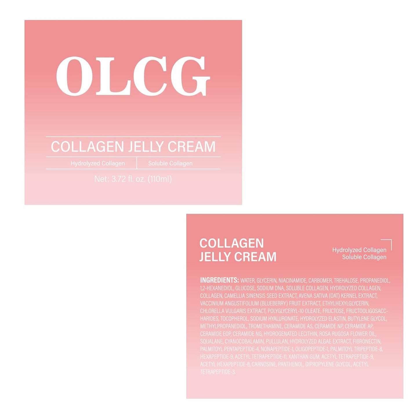 Skiennix Collagen Jelly Cream - Gel-Textured Moisturizer for Radiant, Plump Skin - Daily Use Formula