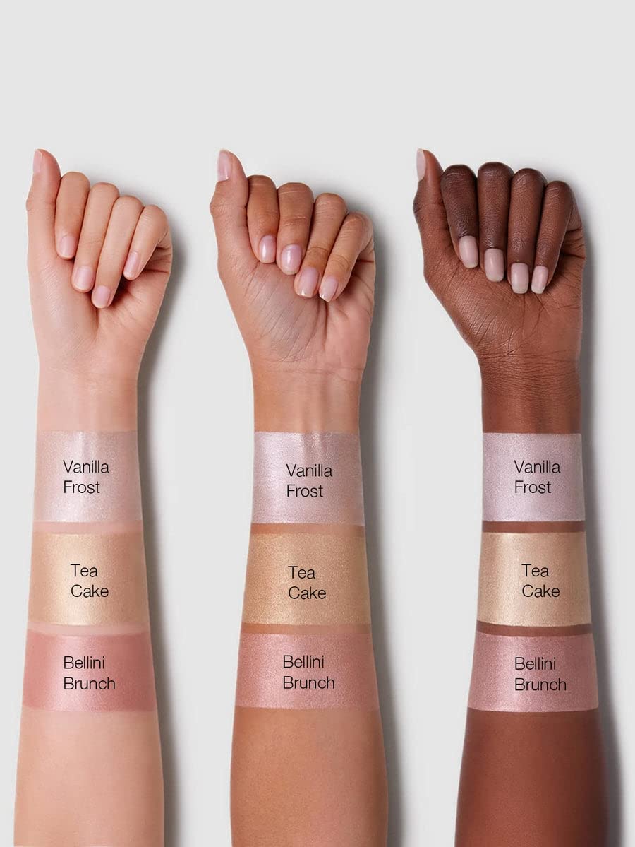 SheGlam Glow Bloom Liquid Highlighter - Long-Lasting Waterproof Cream with Shimmer Finish | Vanilla Frost