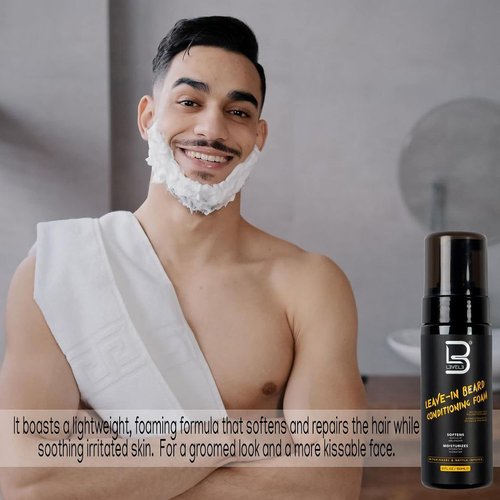 L3 - Leave-In Beard Conditioner Foam | Hydrating Beard Moisturizer for Soft, Healthy Facial Hair