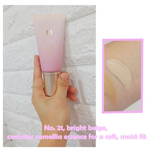 PRIMING WATER, Long-Lasting, Hydrating, and lightness Coverage for m.i.s.s.h.a M 시그니처 Real Complete BB Cream EX, 1.58fl.oz. (No.21, bright beige)