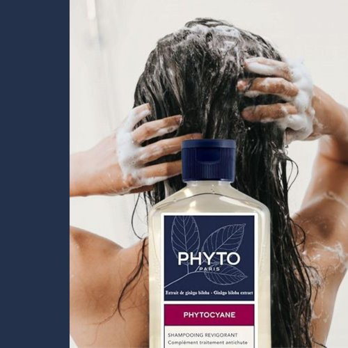 Phyto Phytocyane Invigorating Shampoo - Fortifying Densifying Treatment for Women | 8.45 fl. oz.