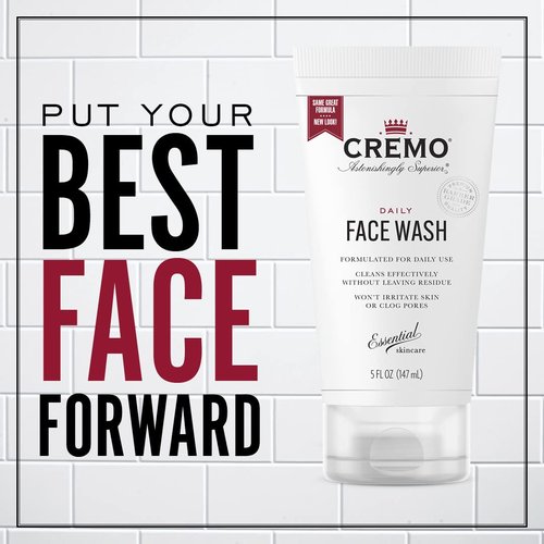 Cremo Daily Face Wash Formulate For Daily Use, 5 Fluid Ounce