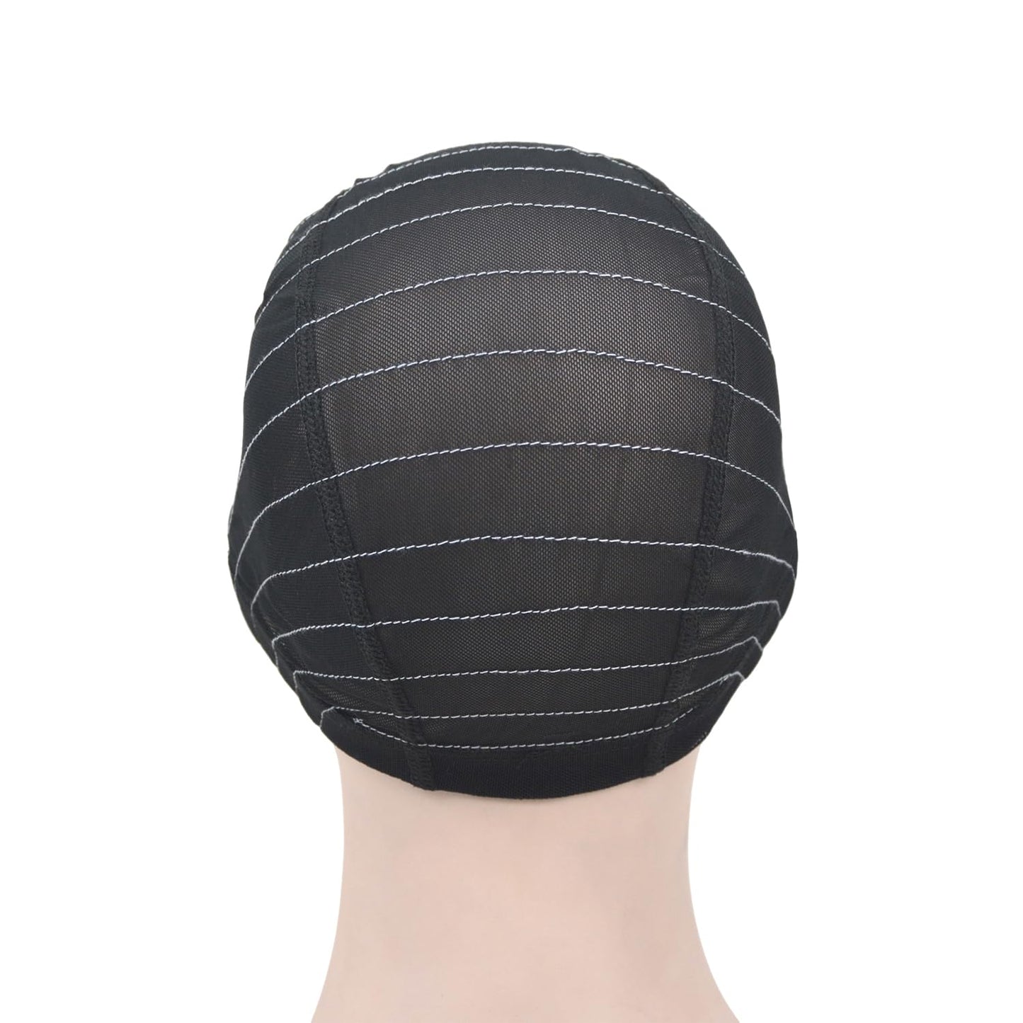 Mesh Dome Caps Wig Cap with Guideline Map for Wig Making Stretchable Wig Caps for Beginners Making Wigs (13x4 M)