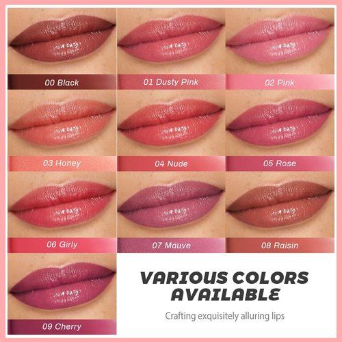 Kaely Honey Lipstick - Hydrating Tinted Lip Balm for Dry Lips | 2 Pcs in 05 Rose & 06 Girly