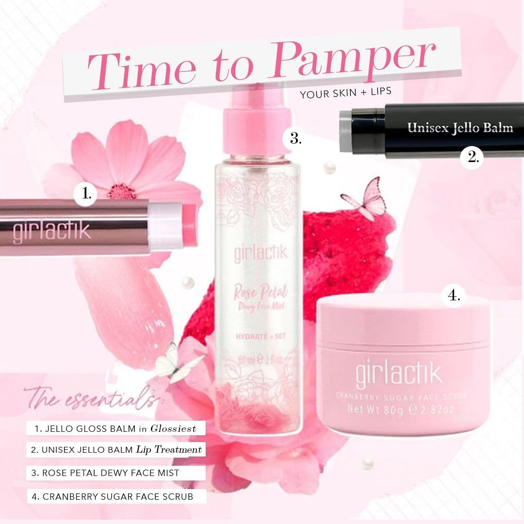 Skiennix Rose Petal Dewy Face Mist - Hydrating & Refreshing Facial Spray | 4 oz