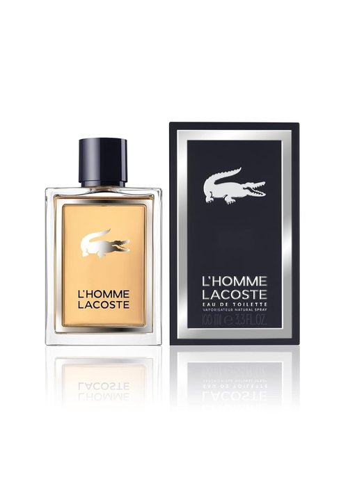 Lacoste L'Homme Eau de Toilette - Woody & Spicy Men's Fragrance with Mandarin, Ginger & Vanilla Notes