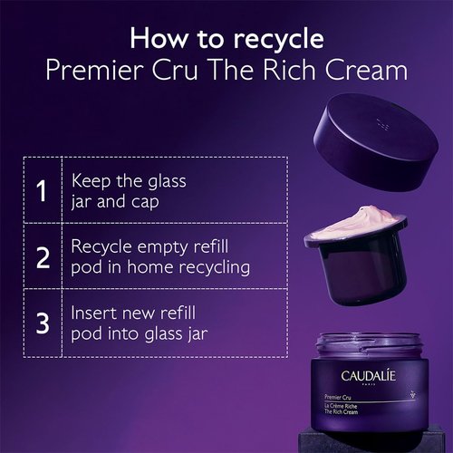 Caudalie Premier Cru Rich Cream Set - Luxurious Anti-Aging Moisturizer for Radiant Skin