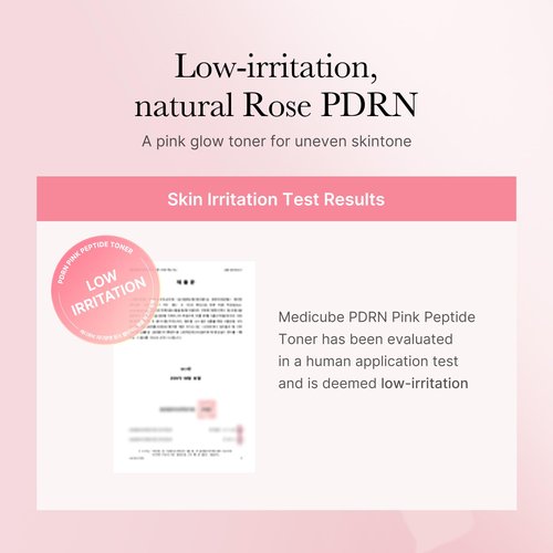 medicube PDRN Toner Rose PDRN Peptide Toner | Lightweight & Watery Type for Skin Boosting, Soothing and Calming, Uneven Skin Tone | with Rose, Peptide, Niacinamide | Korean Skincare, 8.45 fl.oz