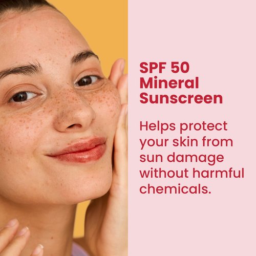 Healthy Skin Lab Tinted Moisturizer SPF 50 - Lightweight Hydrating Mineral Sunscreen for Face, 1.8 oz