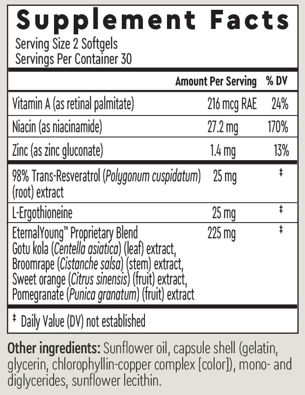 AURELIA Absolute Beauty - Advanced Cellular Anti-Aging Supplement | Boost Skin Moisture with Zinc & Retinol