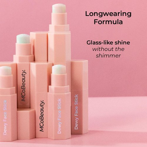 MCoBeauty - Dewy Face Stick - Silky Skin Highlighter for Radiant Glow | Shea Butter-Infused Makeup