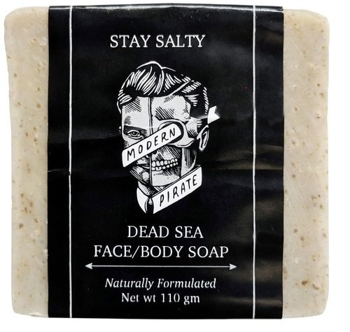 **DEAD SEA Face and Body Soap Trio - Australian Red Clay, Bay Rum Shave + Face Soaps | Smooth, Moisturize, Exfoliate | 3 x 110g Bars**