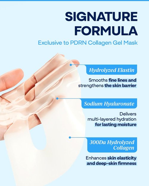 Bano PDRN Collagen Gel Mask - Firming & Deep Hydrating Overnight Face Mask | Fragrance-Free | 1.23 oz, 4EA