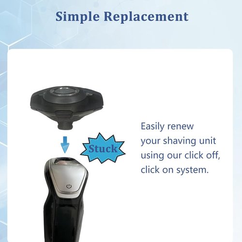 Norelco SH50 Replacement Shaver Head - High Compatibility for Philips S5000/S6000 Models | 1-Pack