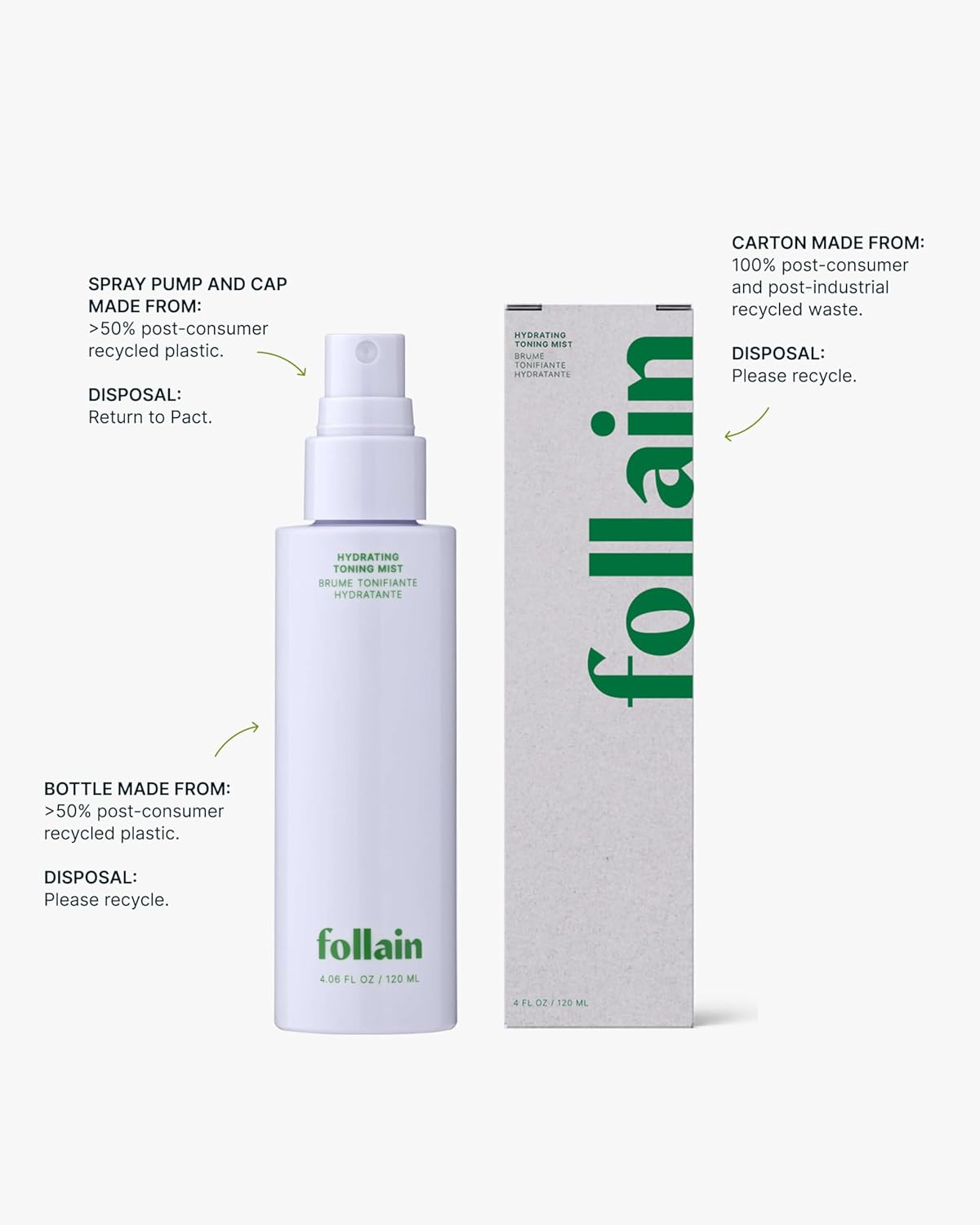 Skiennix Hydrating Toning Mist - Refreshing Facial Spray for All Skin Types | 4 oz