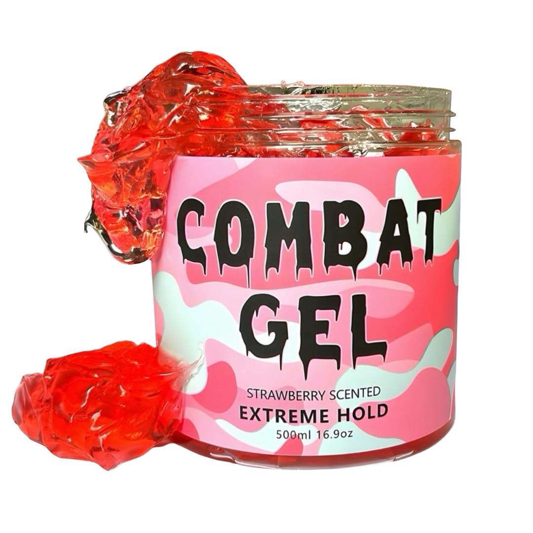 Combat Gel | Extreme Hold Hair Gel | Alcohol Free Hair Gel | 500ML