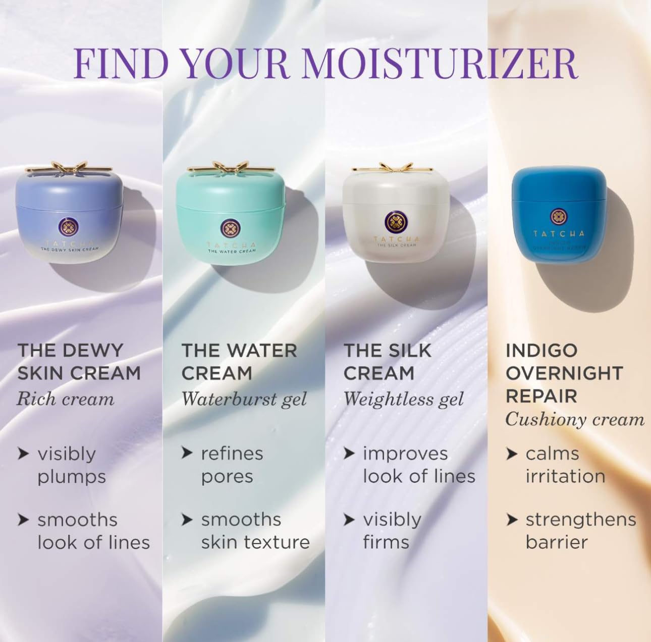 TATCHA The Water Cream - Hydrating Face Moisturizer for Pure, Poreless Skin | Optimal Hydration