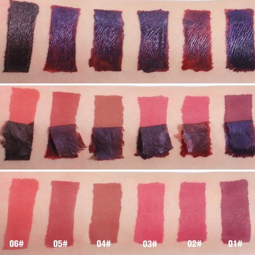 Evpct Peel Off Lip Stain Tints - Long Lasting Waterproof Matte Lipstick Set | Maroon, Mauve & Red