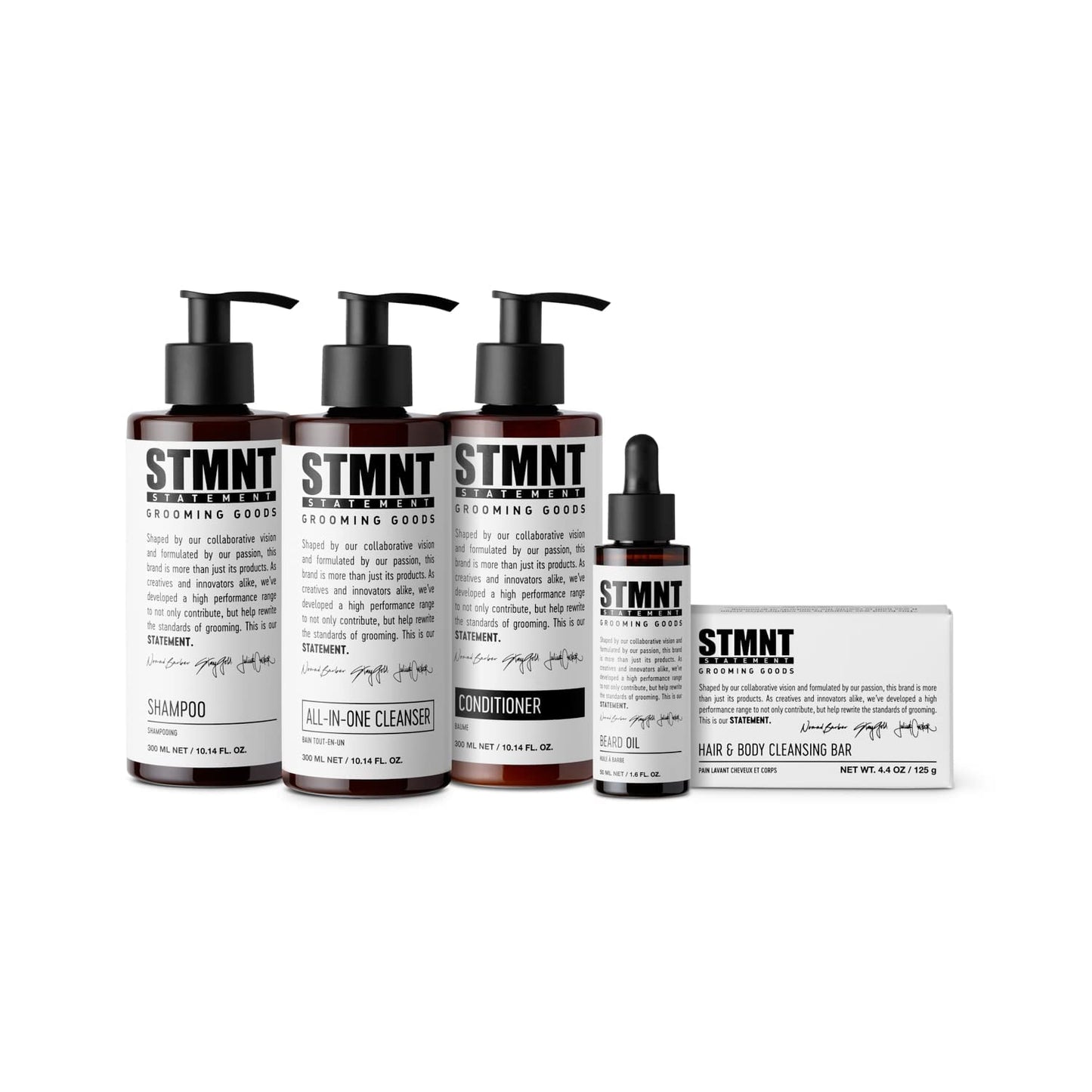 STMNT Grooming Goods Shampoo & Conditioner Set - Nourishing Hair Care Duo for All Hair Types