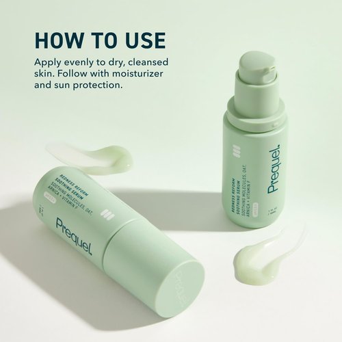 Prequel Skin Redness Reform - Calming Face Serum with Oat Extract for Sensitive Skin | 1oz Pump