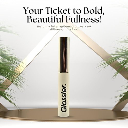 Glossier Boy Brow Volumizing Eyebrow Gel-Pomade - Medium-Dark Brown for Fuller Brows