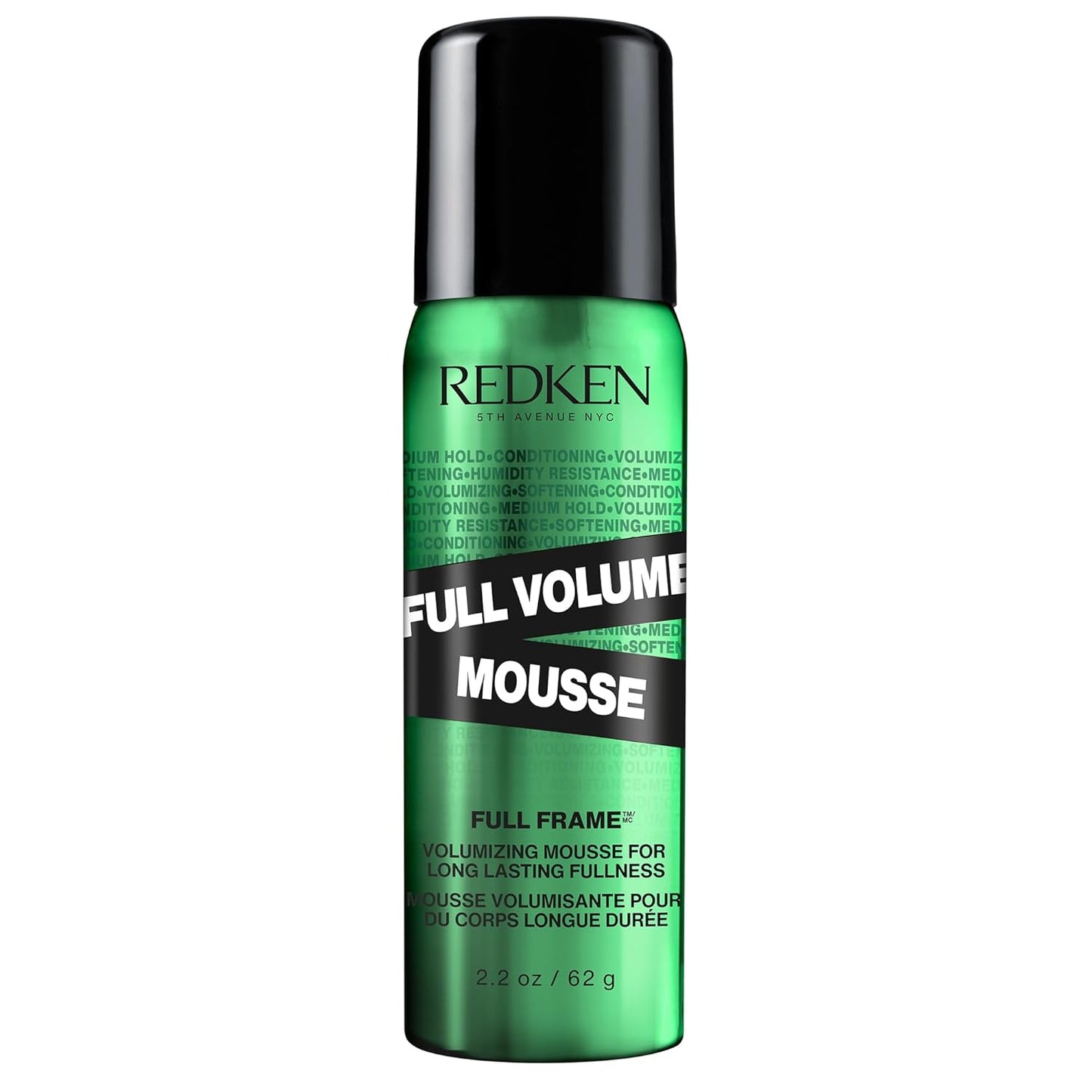Redken Full Volume Mousse For All Hair Types - Volumizes and Moisturizes Hair, Protects Against Heat & Damage