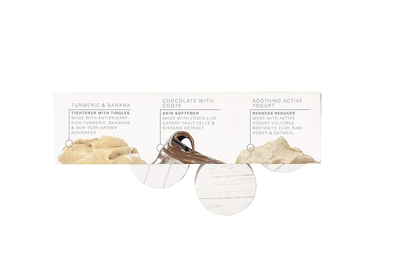 FarmHouse Fresh Fast Fix Face Mask Sampler - 3 Pack of Hydrating Skin Treatments