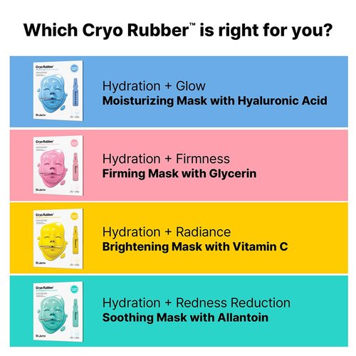 Dr.Jart+ Cryo Rubber Cooling Face Mask with Serum Ampoule - Korean Skin Care | Travel Size