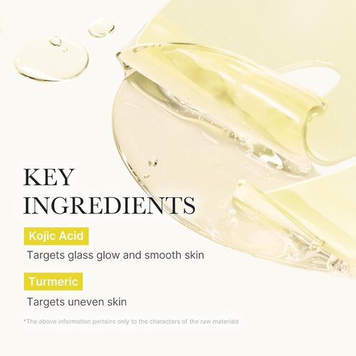 Medicube Jelly Gel Mask - Brightening Kojic Acid & Turmeric | Overnight Hydrating Face Mask | 28g x 4ea
