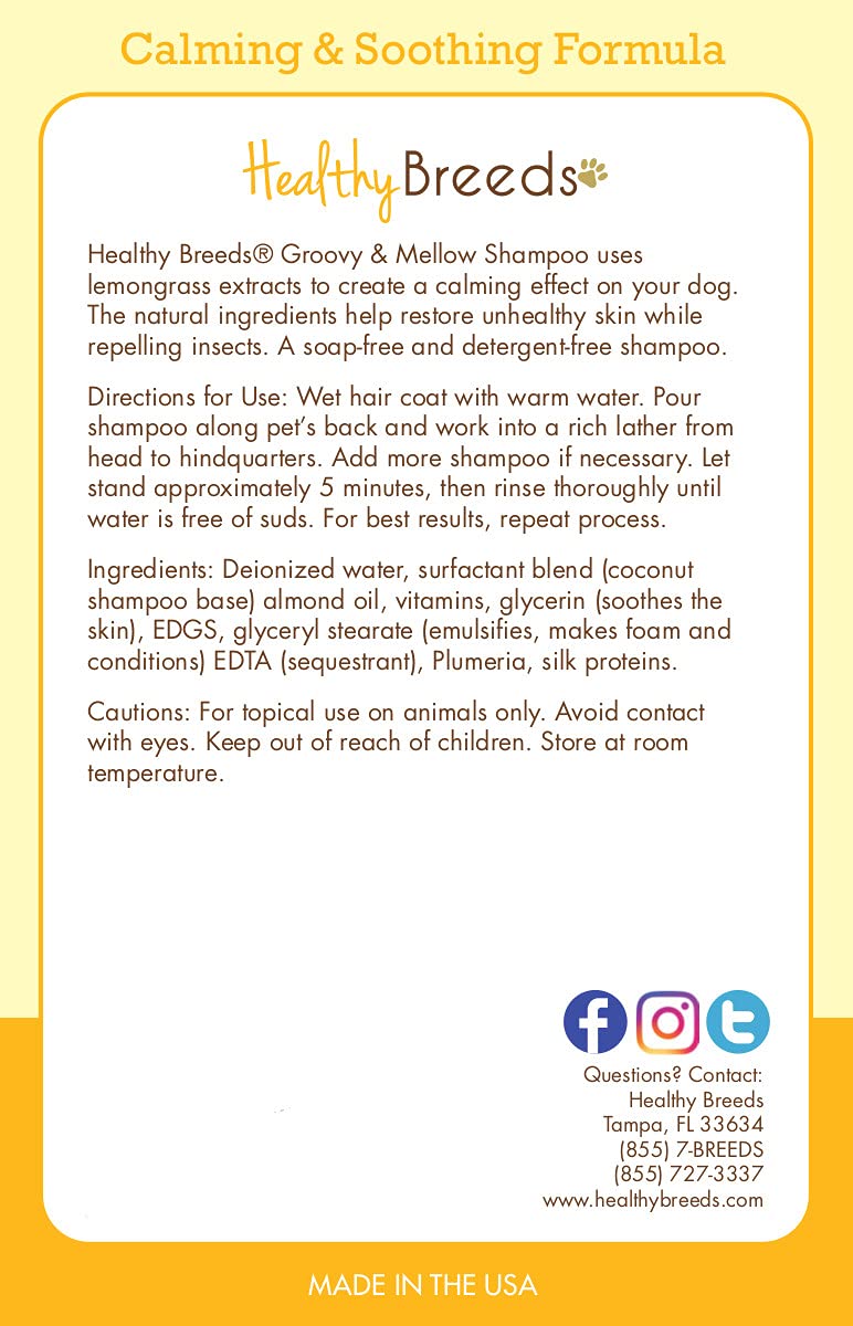 Healthy Breeds Chinese Shar Pei Groovy & Mellow Shampoo 8 oz