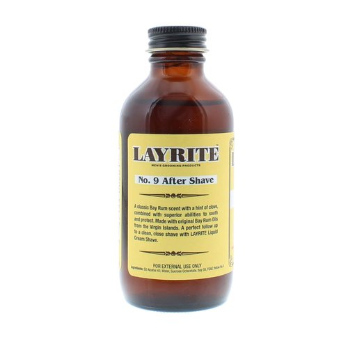 Layrite No.9 Aftershave - Soothing Formula for Irritated Skin | 4 oz Bottle