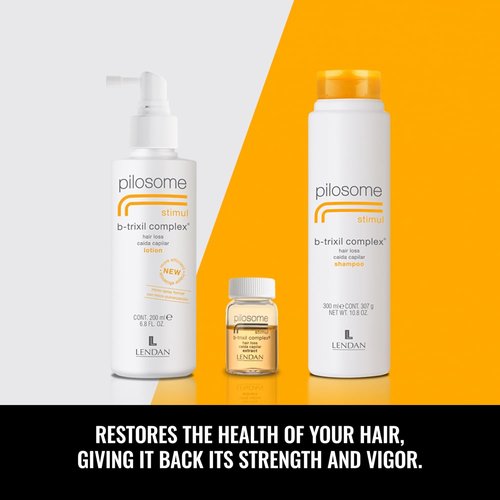 LENDAN Gentle Specific Shampoo - Pilosome Stimul B-Trixil Complex - 300 ml for Soft, Silky Hair