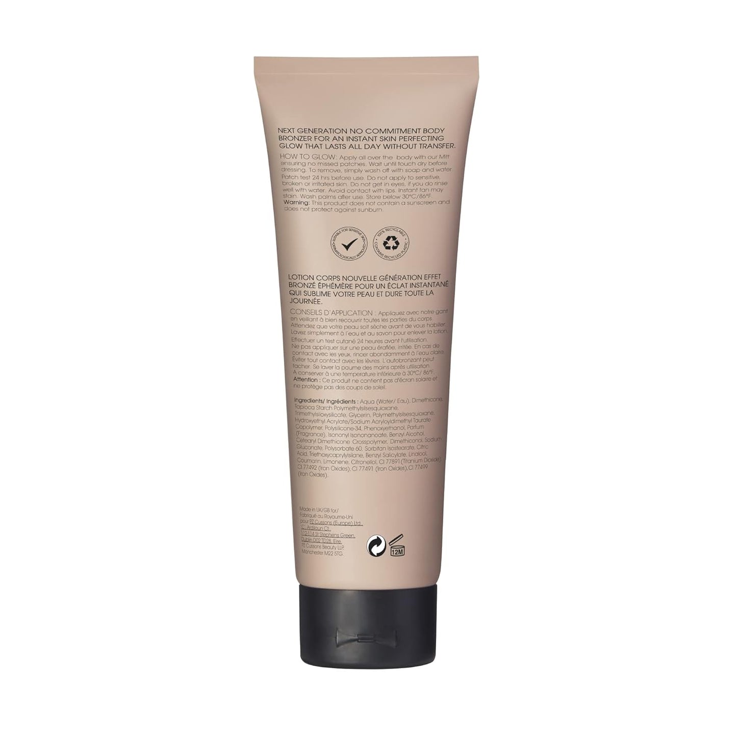 St. Tropez Instant Glow Bronzer - Smudge-Proof, Vegan Makeup for Face & Body | Natural Finish