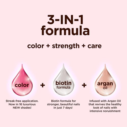 Sally Hansen Color Therapy Nail Polish | Biotin, Argan Oil, Long Lasting, Healthy Nails, Nail Strengthener, Opaque | 210 Re-nude | Nude Pink Nail Color
