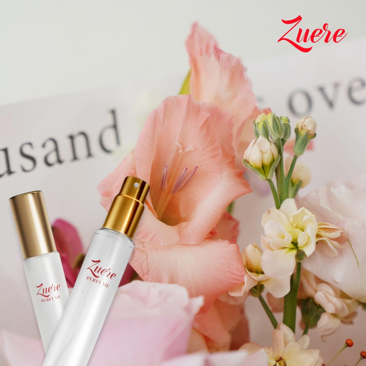 Zuere Perfumes for Women Eau de Parfum, Women's Perfume with Notes of Jasmine Latte, Pheromones Infused Enhanced Scents Perfumes 0.35 fl.oz/10ml, JG_C1_09