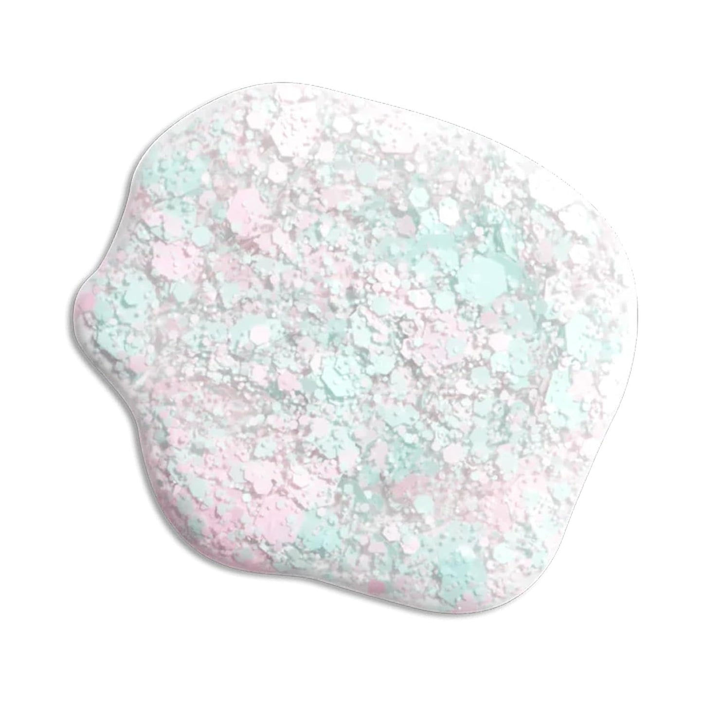 UN/DN Vegan Nail Polish - 0203 Splatter - Pastel Pink and Blue Paint Splatter Nail Polish - Long Lasting, Cruelty Free Fingernail Polish - 0.5 oz