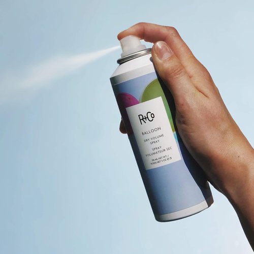 R+Co BALLOON Dry Volume Spray - Lightweight Hair Volumizer for Lift & Texture, Suitable for All Hair Types