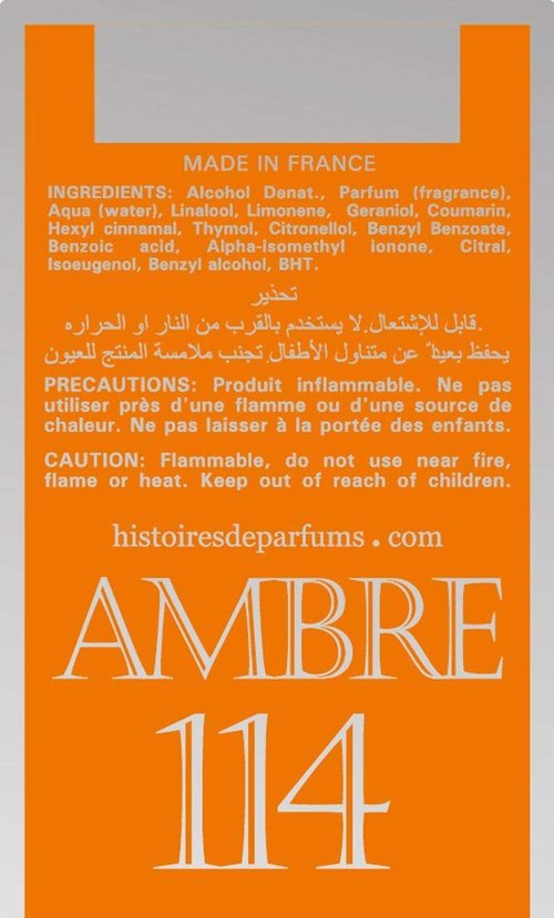 Histoires de Parfums Ambre 114 Eau De Parfum Spray, 2 Fl Oz