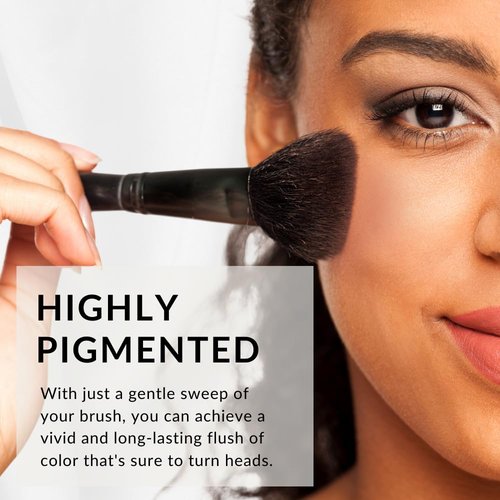 Flori Roberts Color Pro Blush - Pressed Powder Blush for Buildable Coverage & Complexion Enhancement