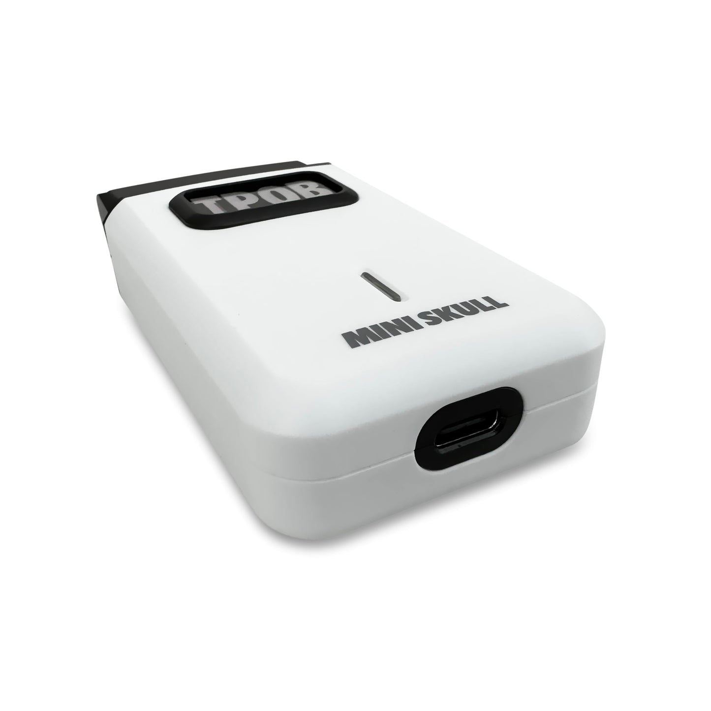 TPOB Mini Skull Single Shaver Compact Design That can fit in Your Pocket with a Turbo Charged Motor, Perfect for Both Professional and at-Home use (White)